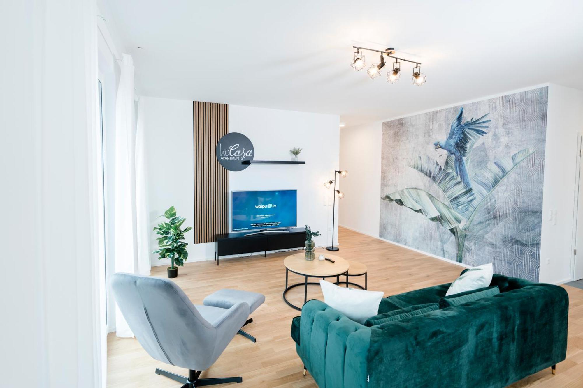 Kocasa-Apartments 02, Design, City-Center Boeblingen, Stellplatz, Balkon, Waipu-Tv 外观 照片